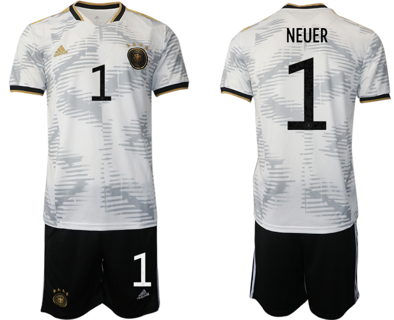 Men 2022 World Cup National Team Germany home white 1 Soccer Jersey